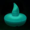 Teal Floating LED Light - Non-Flicker