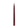 12 Inch Metallic Pomegranate Twist Swirl Taper Candle