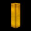 10x10x24 Flameless Extra Large Square Pillar Candle Ivory