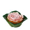 Pink Floating Rose Candle