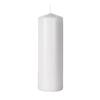 3x9 Unscented Pure White Pillar Candle