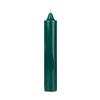 9 Inch Domed Green Round Jumbo Pillar Candle- Bell Top