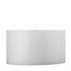 12x6 White 7 Wick Pillar Candle