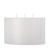 5x4 White 3 Wick Pillar Candle