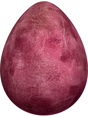 Egg Dyed Burgundy