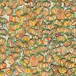 Printed Pattern Vinyl - Glossy - Farmhouse Pumpkins 12" x 12" Sheet