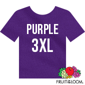 Fruit of the Loom Iconic™ T-shirt - Purple - 3XL