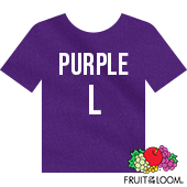 Fruit of the Loom Iconic™ T-shirt - Purple - Large