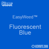 12" x 24" Sheet SiserEasyWeed HTV - Fluorescent Blue