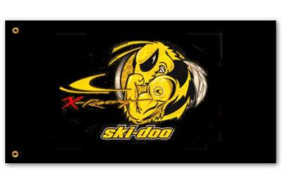 Ski doo very limited flag banner 4x2 bombardier amazing