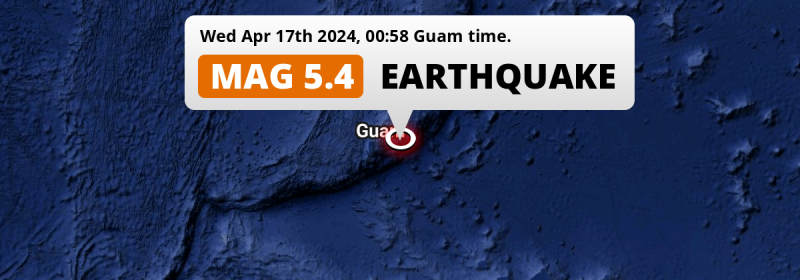 Shallow M5.5 Earthquake struck on Wednesday Night in the North Pacific ...