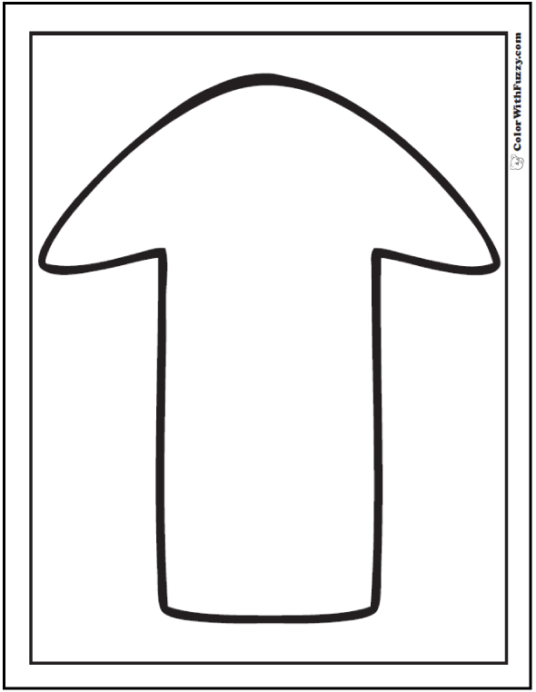 Arrow Sheet Coloring Pages