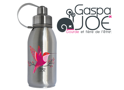 Gaspa Joe, la gourde inox saine et durable