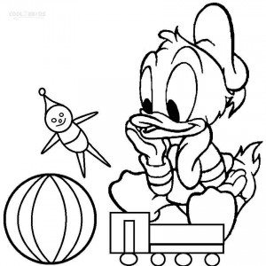 Baby Donald Duck Coloring Pages