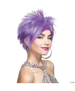 Purple Punk Rocker Wig