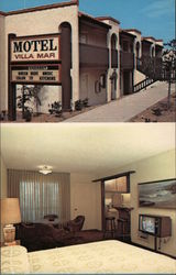 Motel Villa Mar Postcard