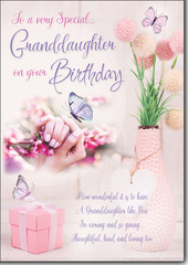 Granddaughter Birthday greeting card