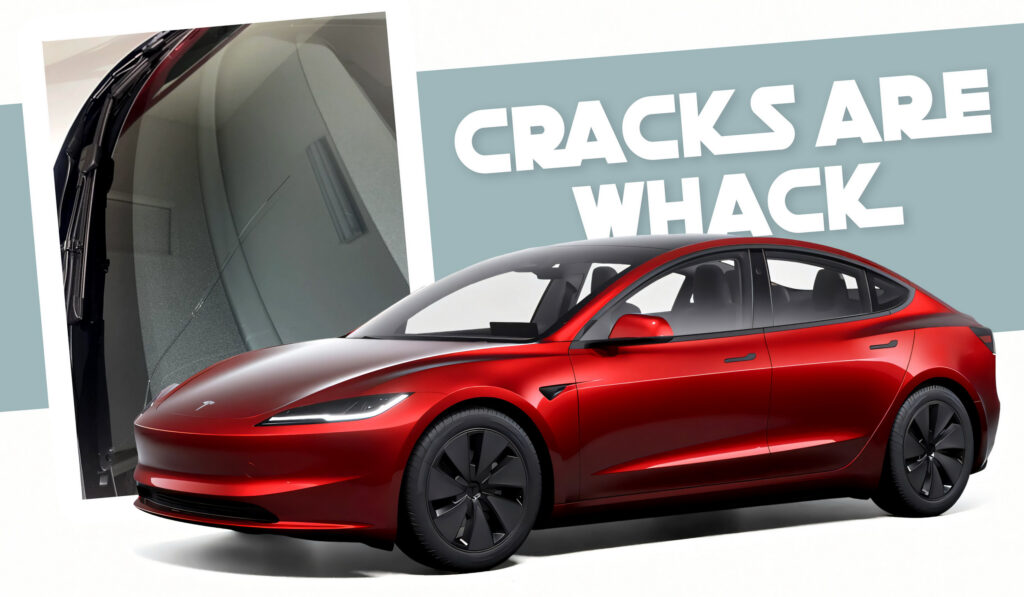  Tesla Model 3 Owner Nearly Stung With $1,700 Bill For Windshield Crack After Delivery