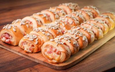 Ham and Cheese Rolls, The Perfect Beer Snack Recipe