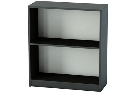 Nene Black Office Bookcase - 871mm 