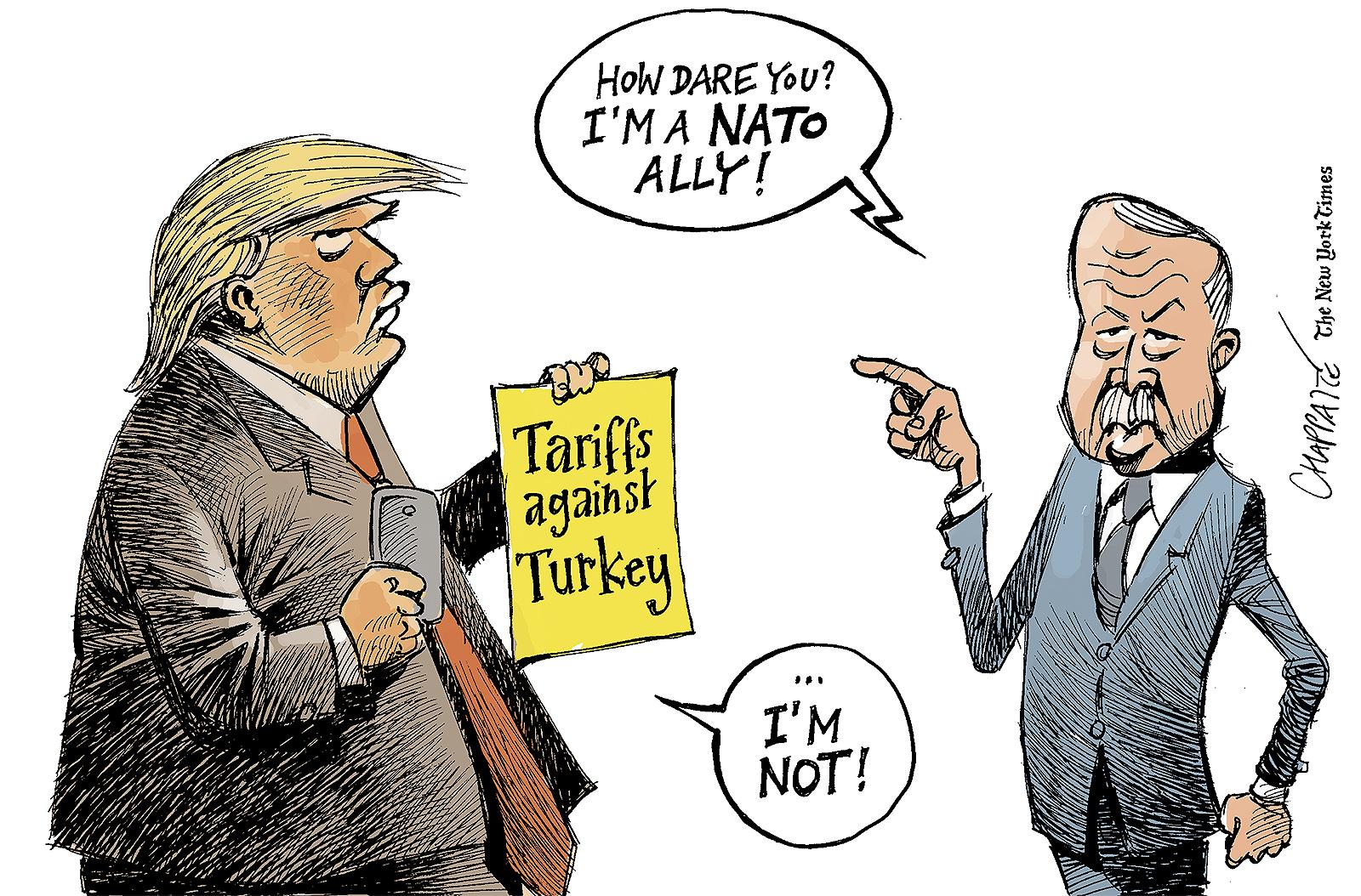 Row between the US and Turkey