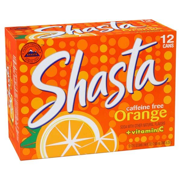 SHASTA ORANGE SODA