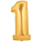 Gold Number One Balloon Large (40