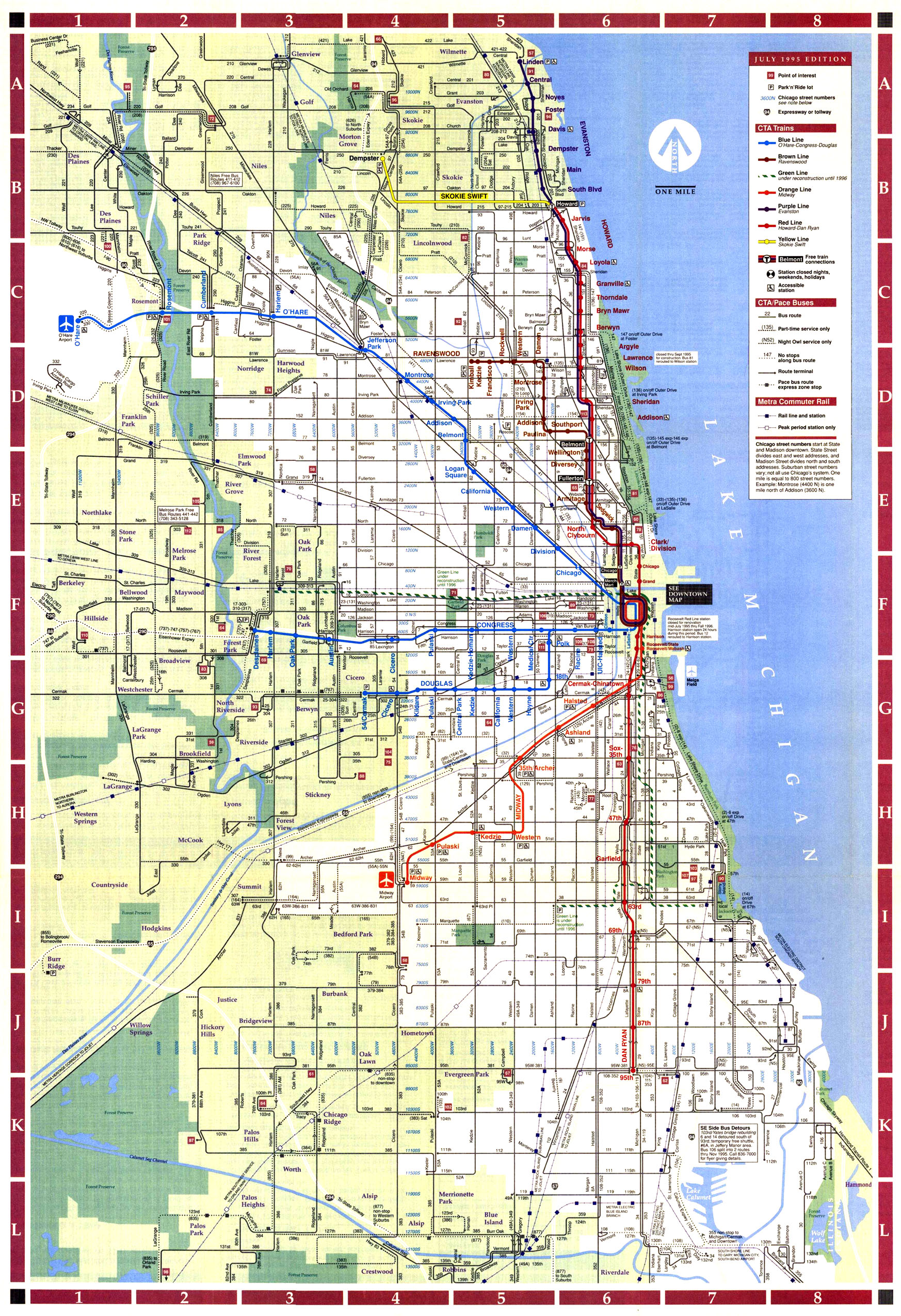 Chicago Subway Map Pdf