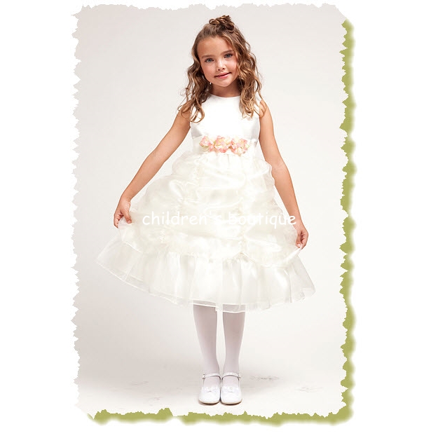 "Adelle" Organza Flower Girl Dress