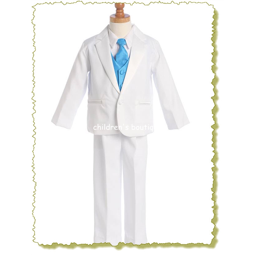 Boys Tuxedo With Vest And Necktie