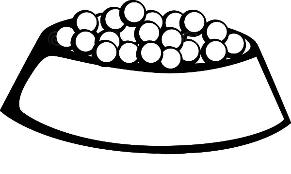 Empty Bowl Coloring Pages