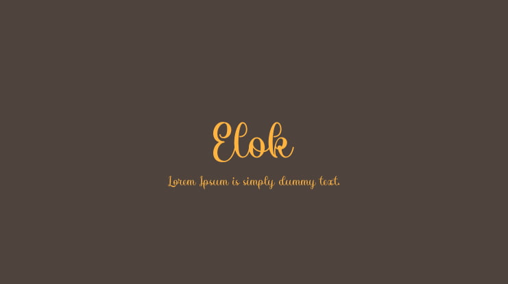 Elok Font