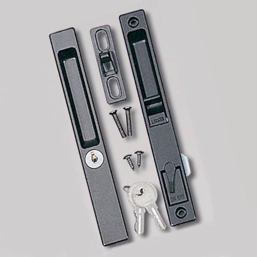 Flush Mount Sliding Glass Handle Set with Keys Supplier