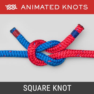 Square Knot - Simple way to join two ropes