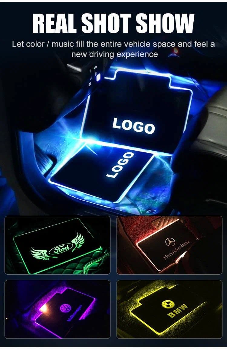 Custom LED Car Floor Mats