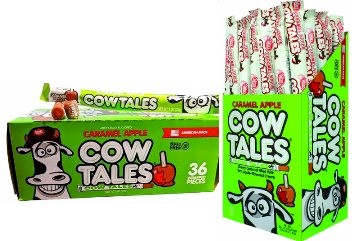 Cow Tales Caramel Apple 36ct Sticks