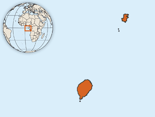 Mapa de Sao Tome and Principe