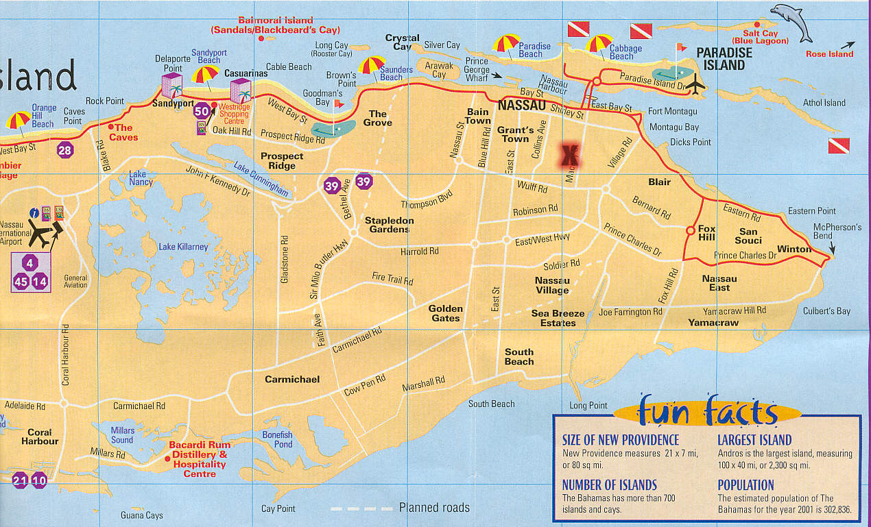 Printable Map Of Nassau Bahamas Cruise Port - prntbl ...