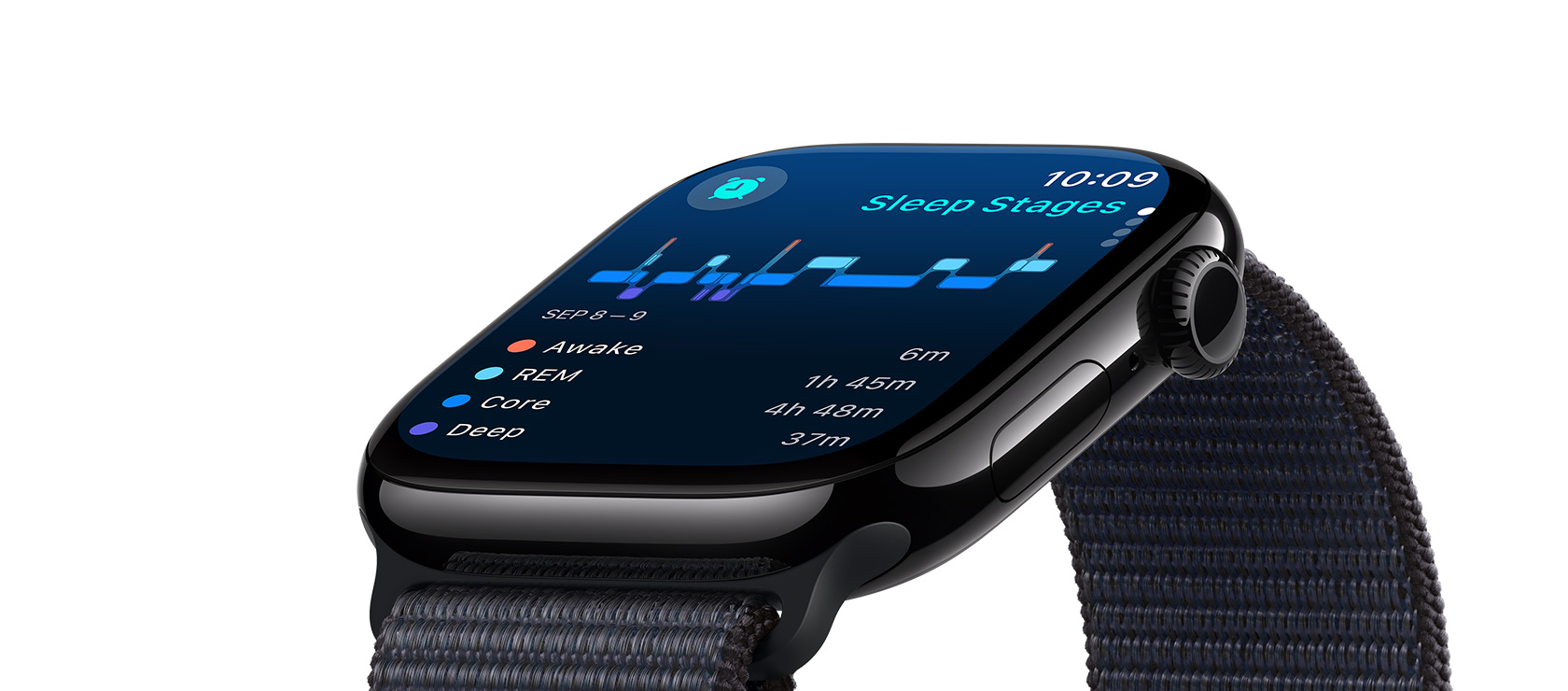 Pemberitahuan Kemungkinan Apnea Tidur pada Apple Watch Series 10.