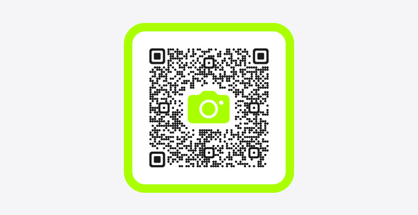 Image d’un code QR avec un lien pour ouvrir l’app En forme