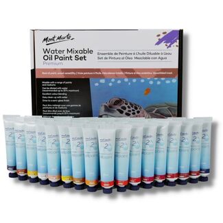 Mont Marte Paint Set - H2O Water Mixable Oil Paint 36pc x 18ml