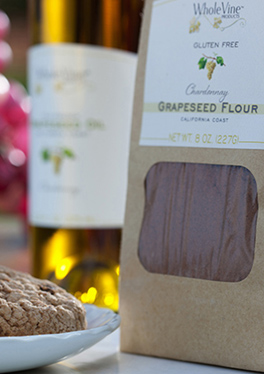 Grape seed flour