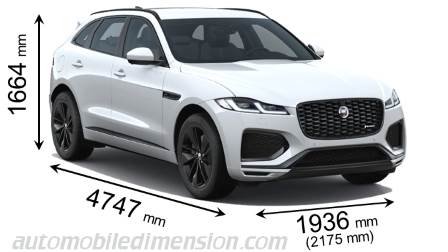 Jaguar F-PACE size