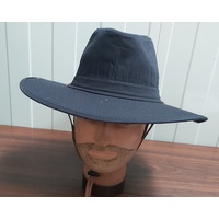 WIDE BRIM WORKWEAR HATS NAVY - BLACK 57cm