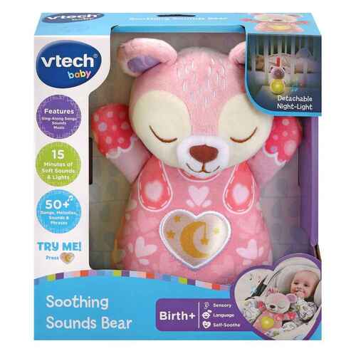 Vtech Baby Soothing Sounds Bear Pink