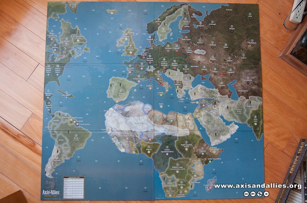 Axis And Allies Europe Map