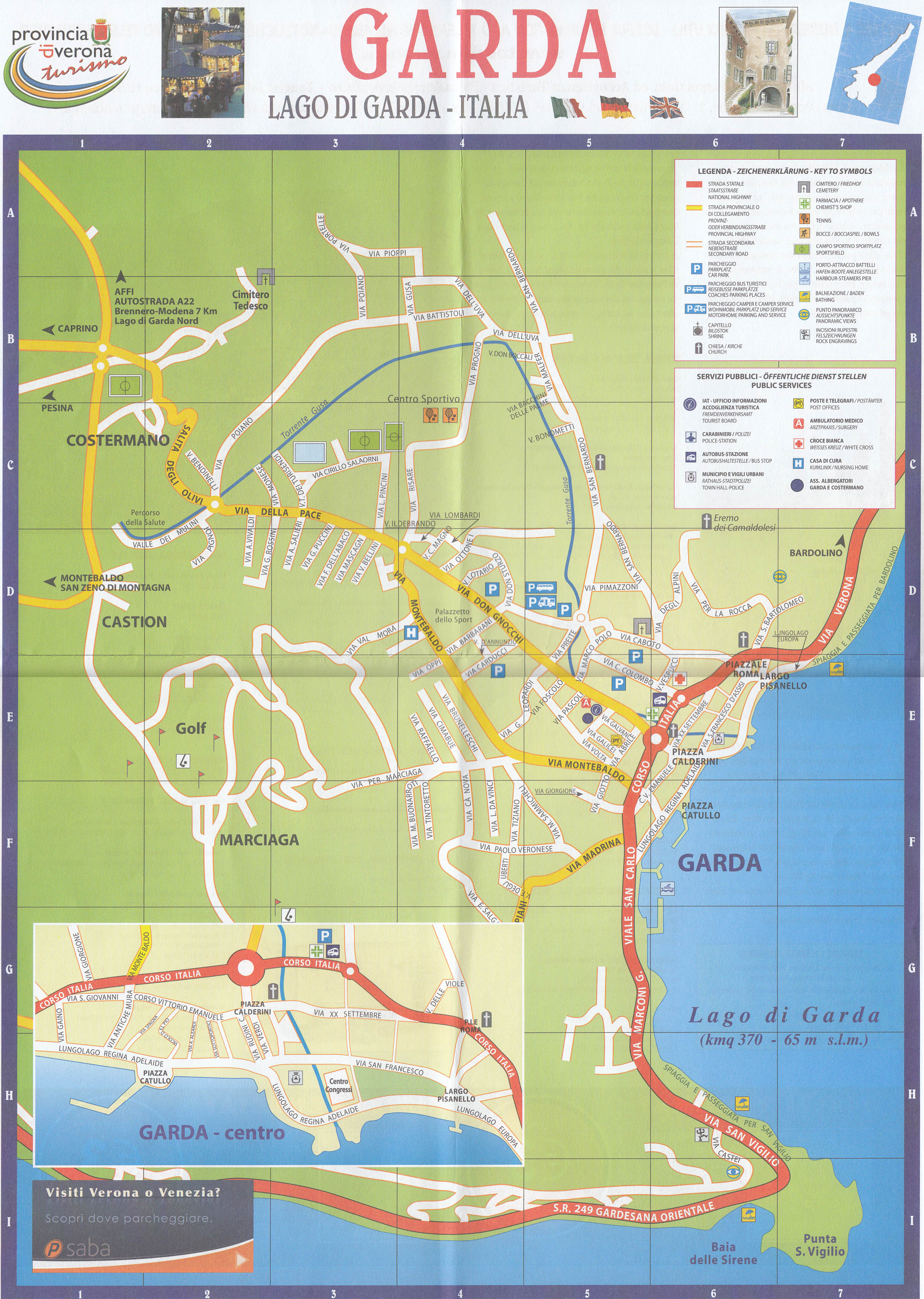 Lago Di Garda Map