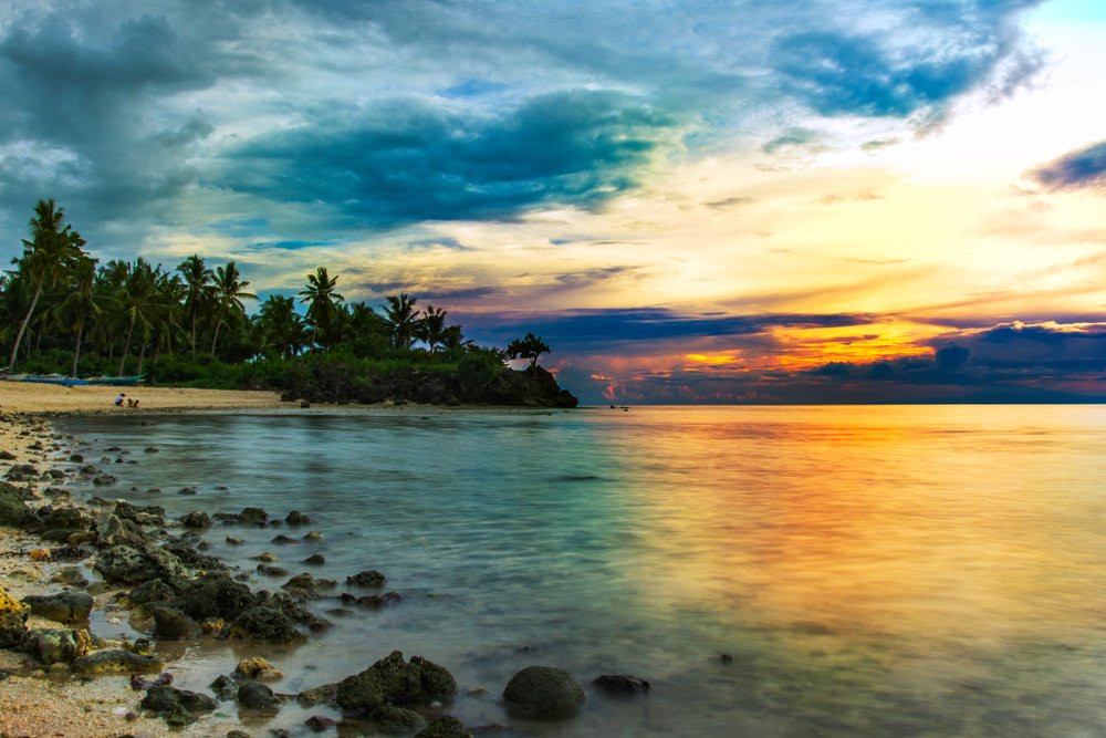 Camotes Islands at sunset