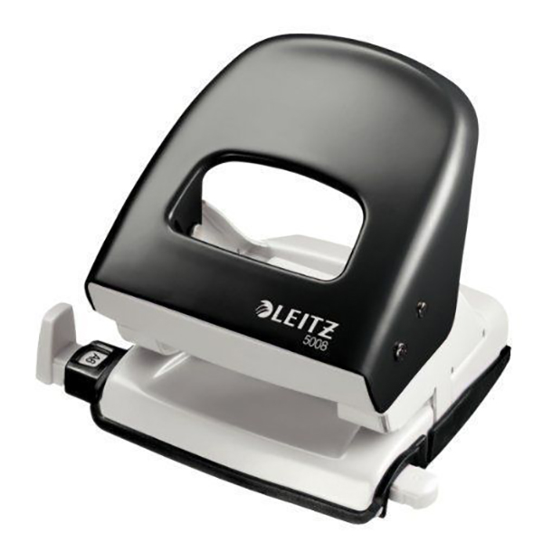 Leitz 5008 30 Sheets Hole Puncher 30-sheets capacity - Black (pc)