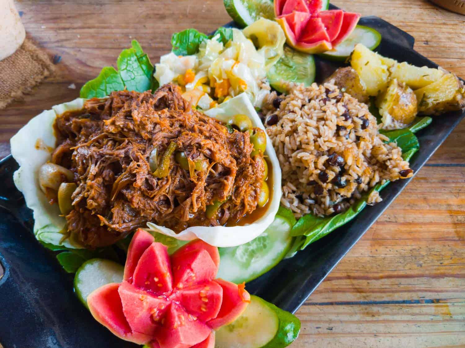 Ropa vieja is the national dish of Cuba you can find it at la Botija in Trinidad Cuba